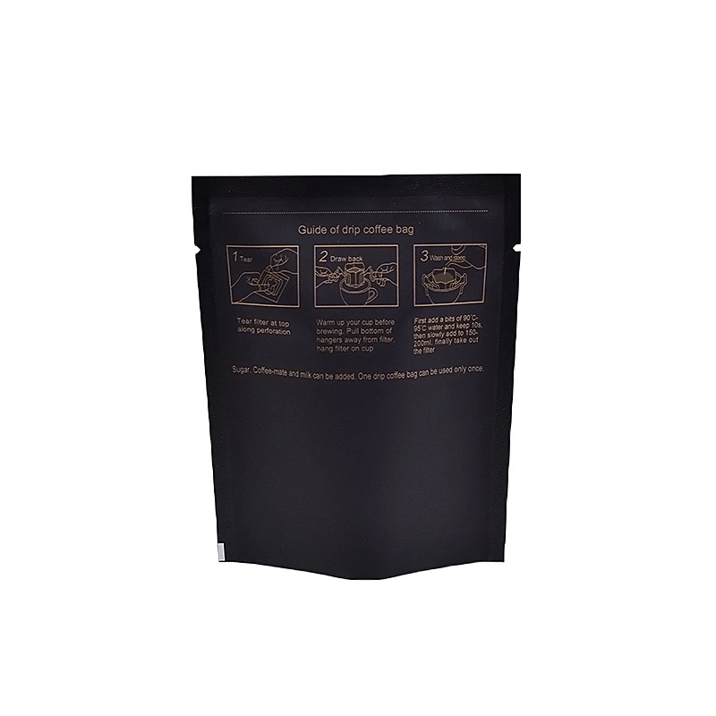 Logo Printed Shielding Bags Zip Lock Laminated Moisture-Proof 3 Sides Seal Bags