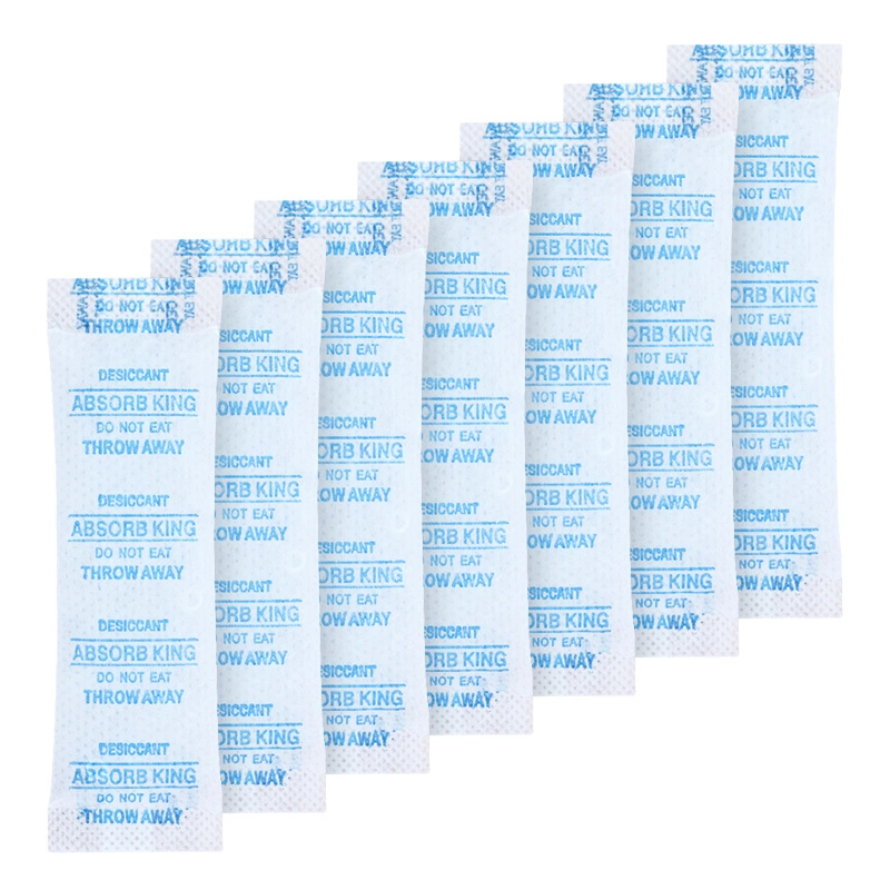 DMF Free Laboratory Desiccator Shoe 0.5g 1g 2g 5g 12g 30g Packets Food Type Orange Transformer Blue White Color Super Dry Sachets Desiccant Silica Gel Bead Bag